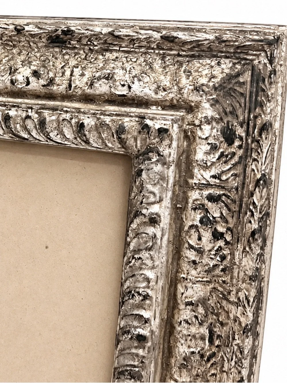 Vintage Carr International Silver Plated 5x7 Ornate Picture Frame